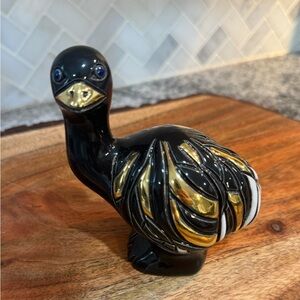 Vintage Artesania Rinconada Ostrich Gold Anniversary Collection 4 1/4”